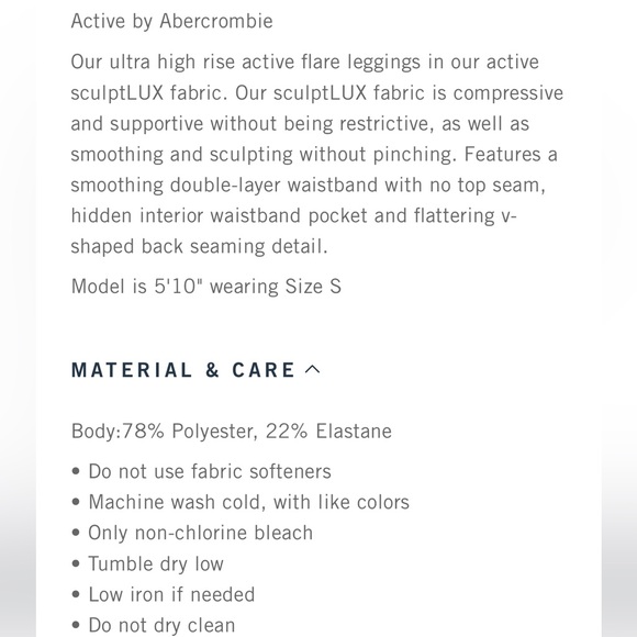 NWOT YPB SculptLUX Flare Leggings- Espresso- XS Short - Picture 7 of 7